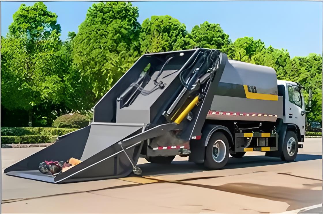 refuse compactor vehicle refuse truck suitable for partial garbage transfer in large and medium-sized cities