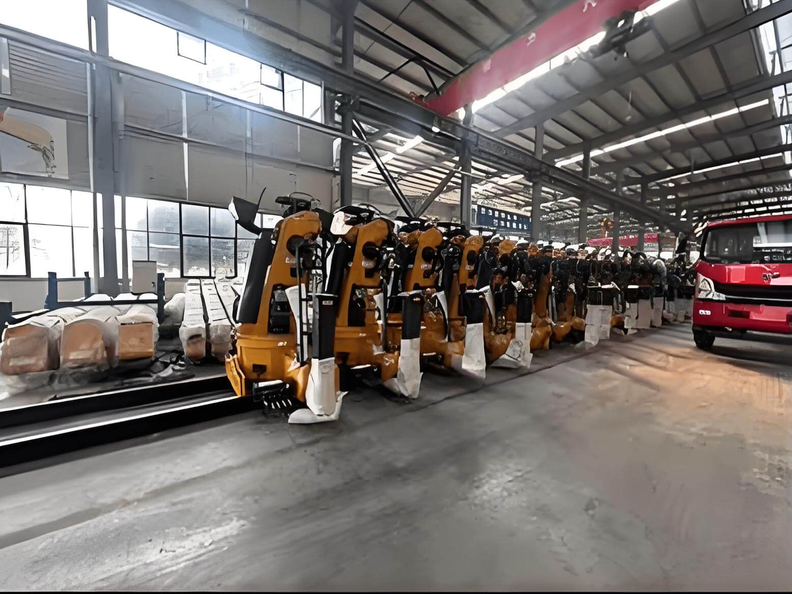 telescopic boom truck telescopic control system