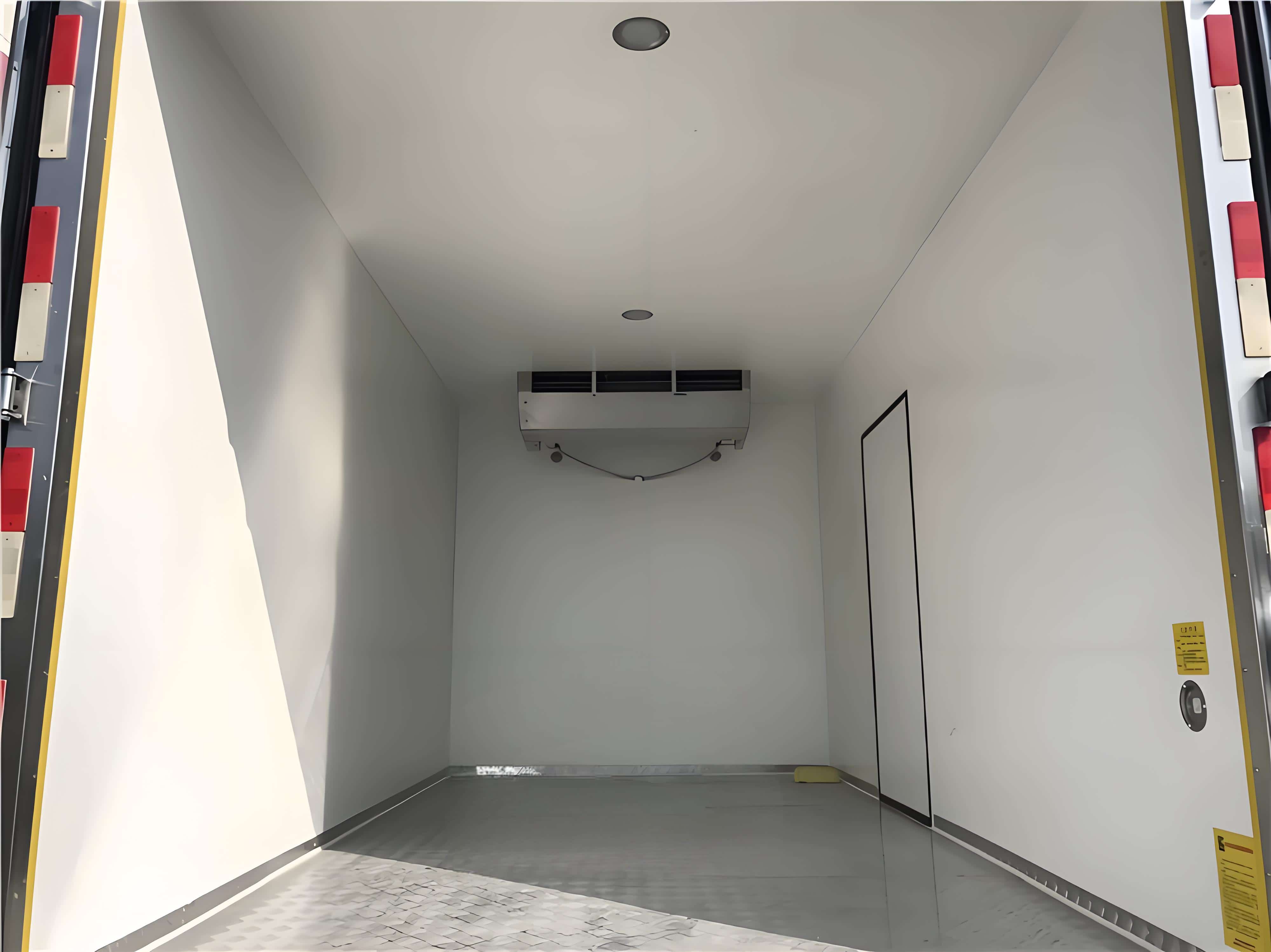 refrigerated truck inner van of refrigerated truck