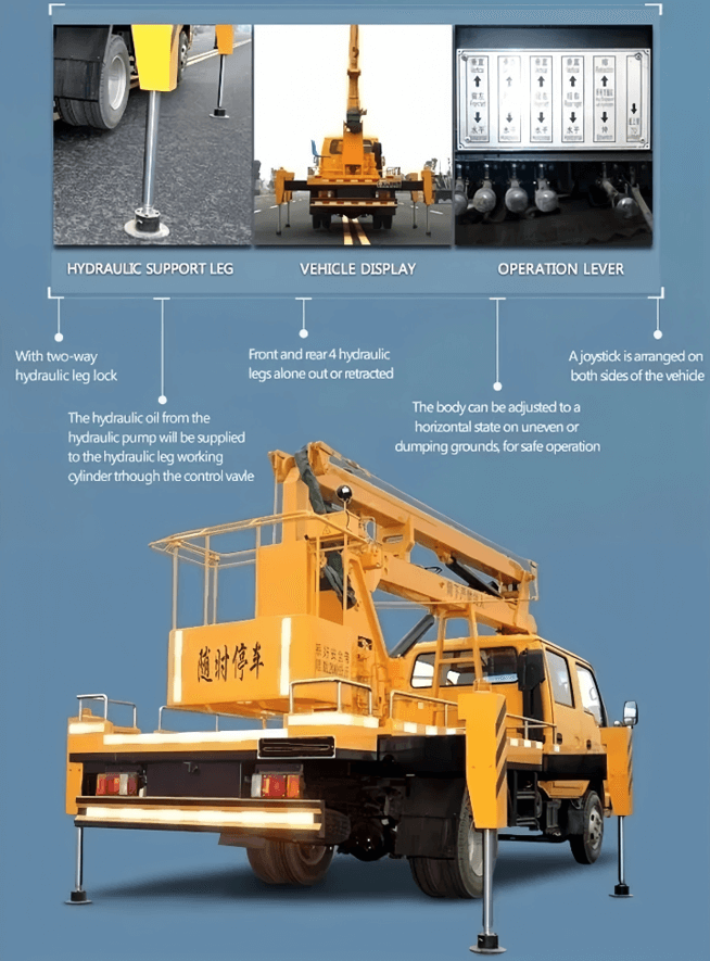 aerial working platform truck function of aerial platform truck