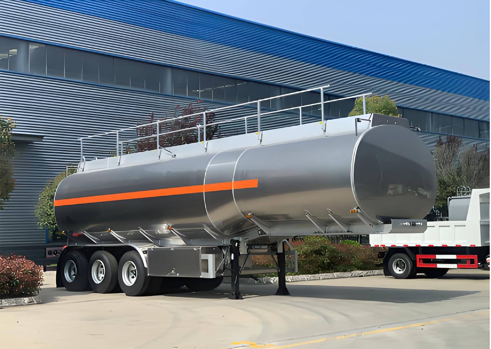 55000L Aluminum Alloy fuel tank trailer 3 Axles Aluminum Alloy fuel tank trailer