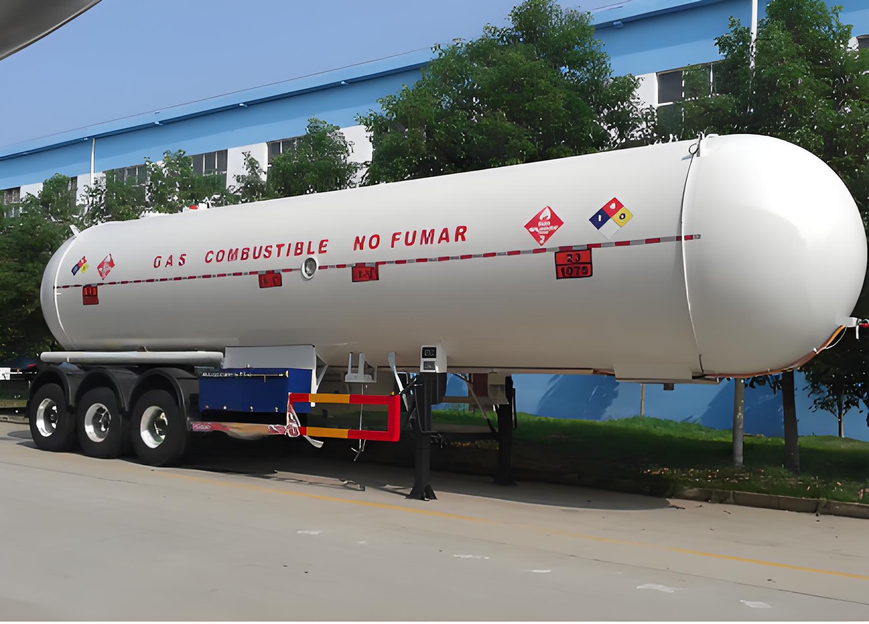 ASME LPG Tank Semi-trailer ASME 58m³Propane LPG Tank Semi-trailer