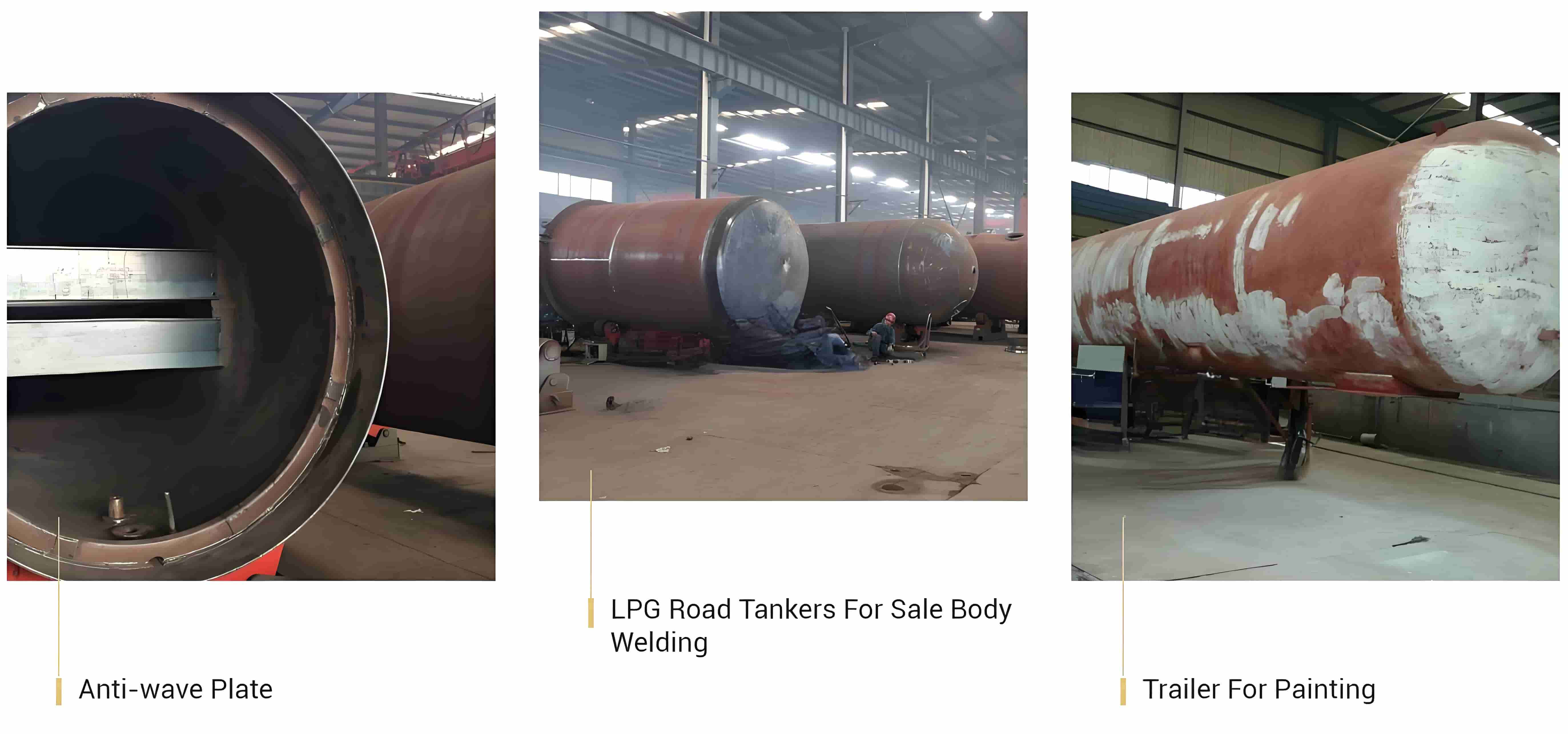 ASME LPG Tank Semi-trailer ASME 58m³Propane LPG Tank Semi-trailer